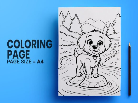 Coloring Page KDP 03: Simple, Print-Ready JPGs