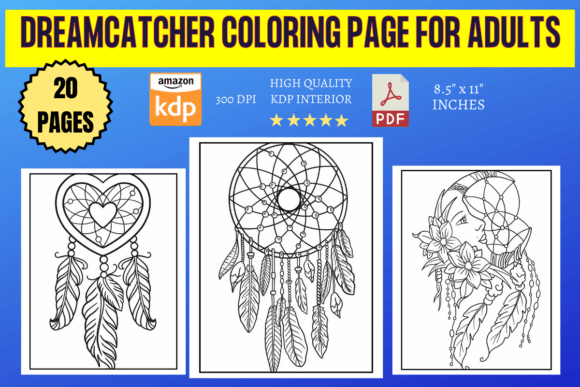 Dreamcatcher Coloring Page for Adults