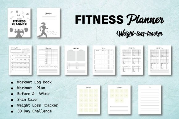 Fitness Planner and Weight Loss Tracker