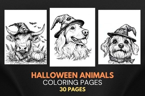 Halloween Animals Coloring Pages: A Practical, Print-Ready Interior Solution for KDP Publishers