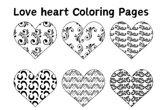 Love Heart Coloring Pages