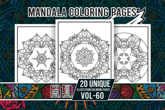 Mandala Coloring Pages Vol-60 Interiors
