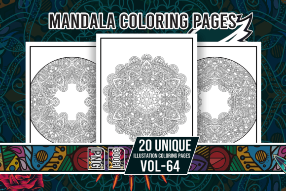 Mandala Coloring Pages Vol-64 Interiors: A Strategic Asset for Modern KDP Creators and Creative Entrepreneurs